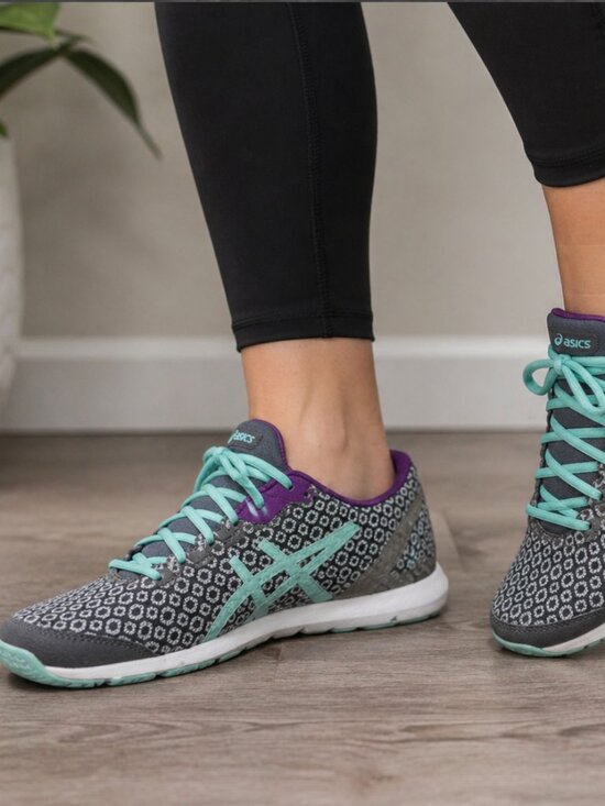 Asics Shoes - ASICS MetroLyte Women’s Size 10 Gray Teal Purple Running Sneakers Q481N Lightwei